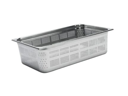 Stainless steel Gastronorm Perforated containers 1x1x15cm