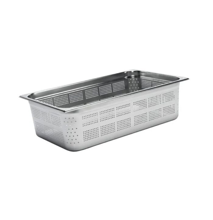 Stainless steel Gastronorm Perforated containers 1x1x15cm