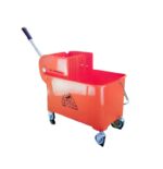 Mop Bucket Trolley RED