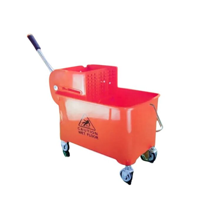 Mop Bucket Trolley RED