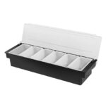Plastic Condiment Dispenser 6 Compartment